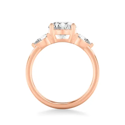 Julie Pear Three-Stone Diamond Engagement Ring (.50 ct. tw.)
