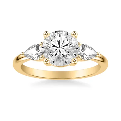Julie Pear Three-Stone Diamond Engagement Ring (.50 ct. tw.)