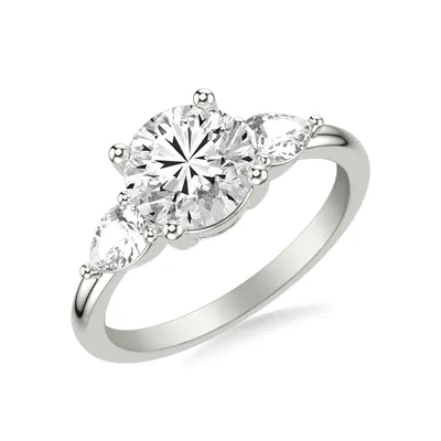 Julie Pear Three-Stone Diamond Engagement Ring (.50 ct. tw.)