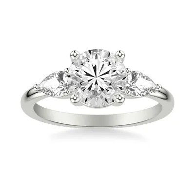 Julie Pear Three-Stone Diamond Engagement Ring (.50 ct. tw.)