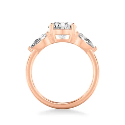 Julie Pear Three-Stone Lab Diamond Engagement Ring (1 ct. tw.)