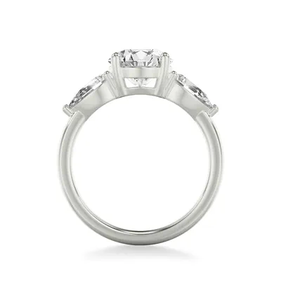 Julie Pear Three-Stone Lab Diamond Engagement Ring (1 ct. tw.)