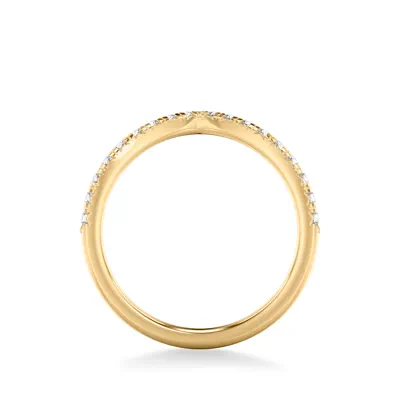 Julie Grand Pave Chevron Lab Wedding Band (.30 ct. tw.)