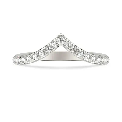 Julie Grand Pave Chevron Lab Wedding Band (.30 ct. tw.)