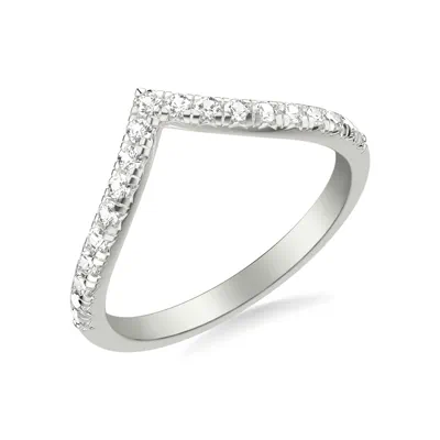 Julie Grand Pave Chevron Lab Wedding Band (.30 ct. tw.)