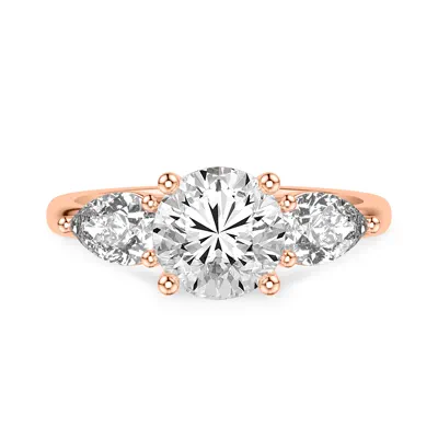 Julie Pear Three-Stone Diamond Engagement Ring (1 ct. tw.)