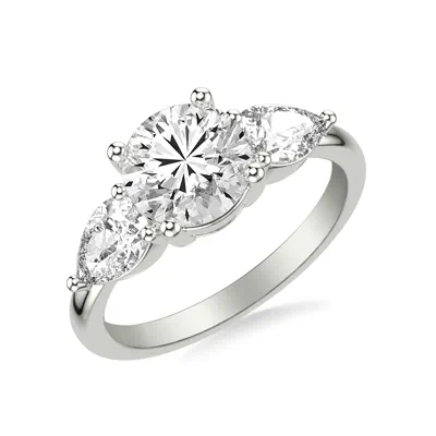 Julie Pear Three-Stone Diamond Engagement Ring (1 ct. tw.)