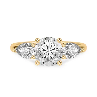 Julie Pear Three-Stone Diamond Engagement Ring (1 ct. tw.)