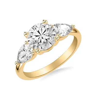 Julie Pear Three-Stone Diamond Engagement Ring (1 ct. tw.)