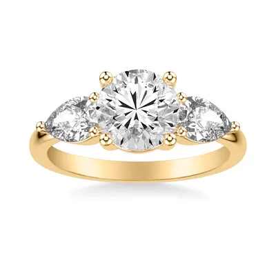 Julie Pear Three-Stone Diamond Engagement Ring (1 ct. tw.)