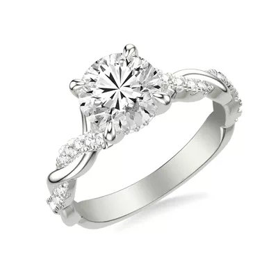 Kayleigh Grand Lab Diamond Twist Engagement Ring