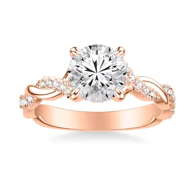 Kayleigh Grand Diamond Twist Engagement Ring