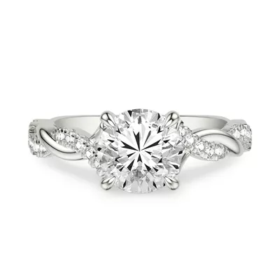 Kayleigh Grand Diamond Twist Engagement Ring
