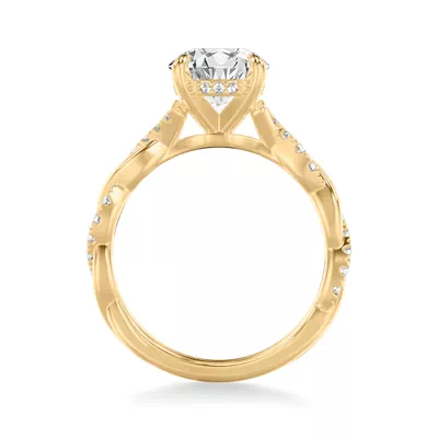 Kayleigh Grand Diamond Twist Engagement Ring