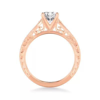 Kensie Hand-Engraved Engagement Ring