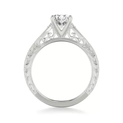 Kensie Hand-Engraved Engagement Ring