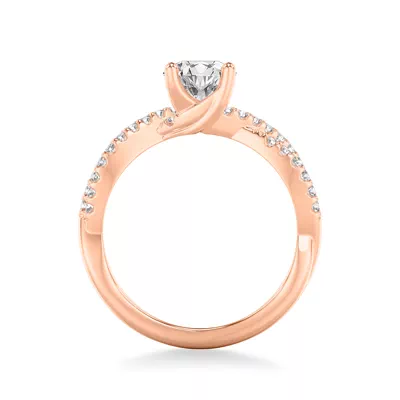 Denisse Contemporary Prong Engagement Ring