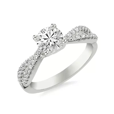Denisse Contemporary Prong Engagement Ring