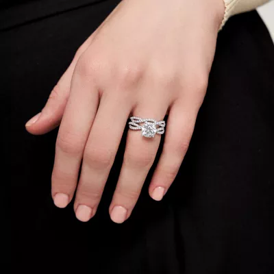 Denisse Contemporary Prong Engagement Ring