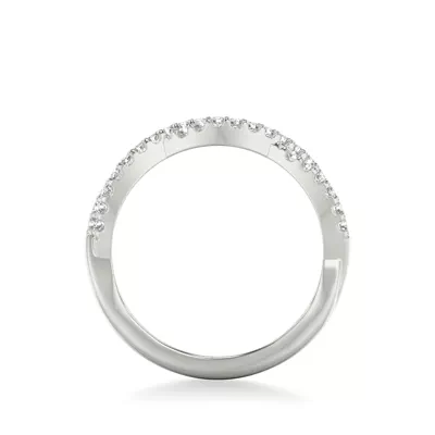 Denisse Contemporary Prong Diamond Band