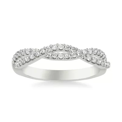 Denisse Contemporary Prong Diamond Band