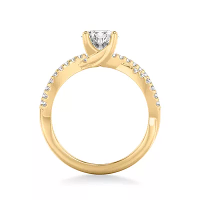 Denisse Contemporary Prong Engagement Ring