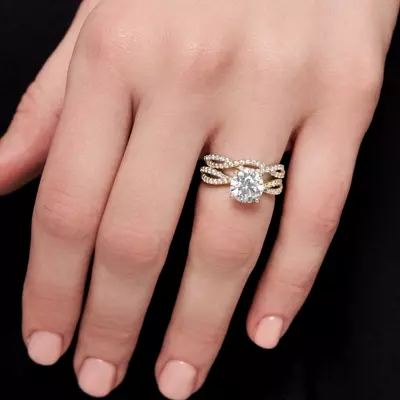 Denisse Contemporary Prong Engagement Ring