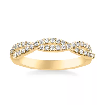 Denisse Contemporary Prong Diamond Band