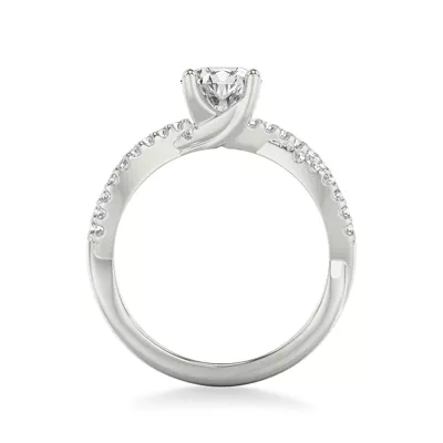 Denisse Contemporary Prong Engagement Ring