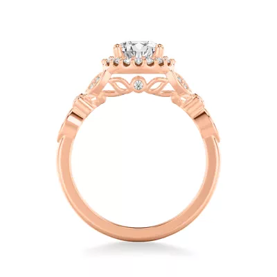 Dolly Halo Engagement Ring