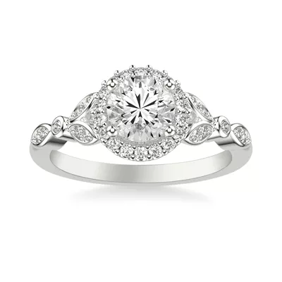 Dolly Halo Engagement Ring