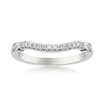 Dolly Diamond Wedding Band