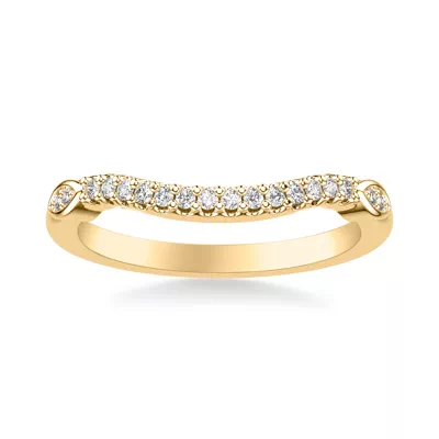 Dolly Diamond Wedding Band