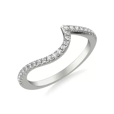 Nancy Pavé Diamond Chevron Band