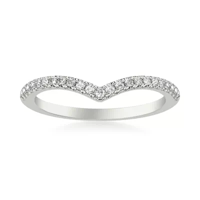 Mia Pavé Diamond Chevron Band