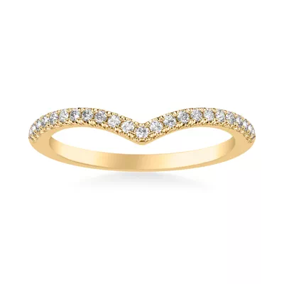 Mia Pavé Diamond Chevron Band