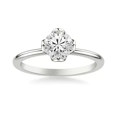 Hunter Diamond Accent Engagement Ring