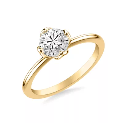 Hunter Diamond Accent Engagement Ring