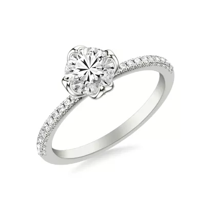 Imani Pave Engagement Ring