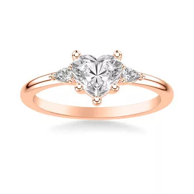 Julie Pear Shaped Lab Diamond Engagement Ring