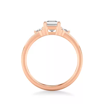 Julie Pear Shaped Lab Diamond Engagement Ring