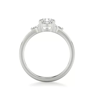 Julie Pear Shaped Lab Diamond Engagement Ring