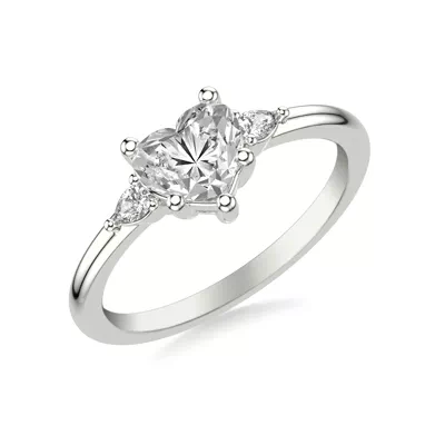 Julie Pear Shaped Lab Diamond Engagement Ring