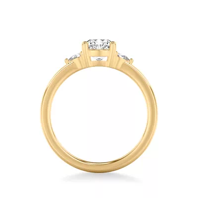 Julie Pear Shaped Lab Diamond Engagement Ring