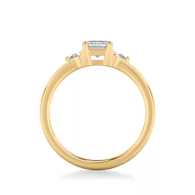 Julie Pear Shaped Lab Diamond Engagement Ring