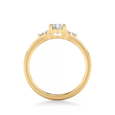 Julie Pear Shaped Lab Diamond Engagement Ring