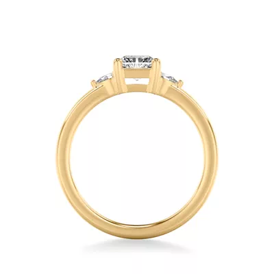 Julie Pear Shaped Lab Diamond Engagement Ring