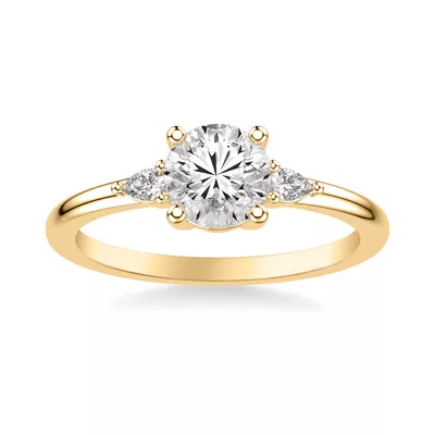 Julie Pear Shaped Diamond Engagement Ring