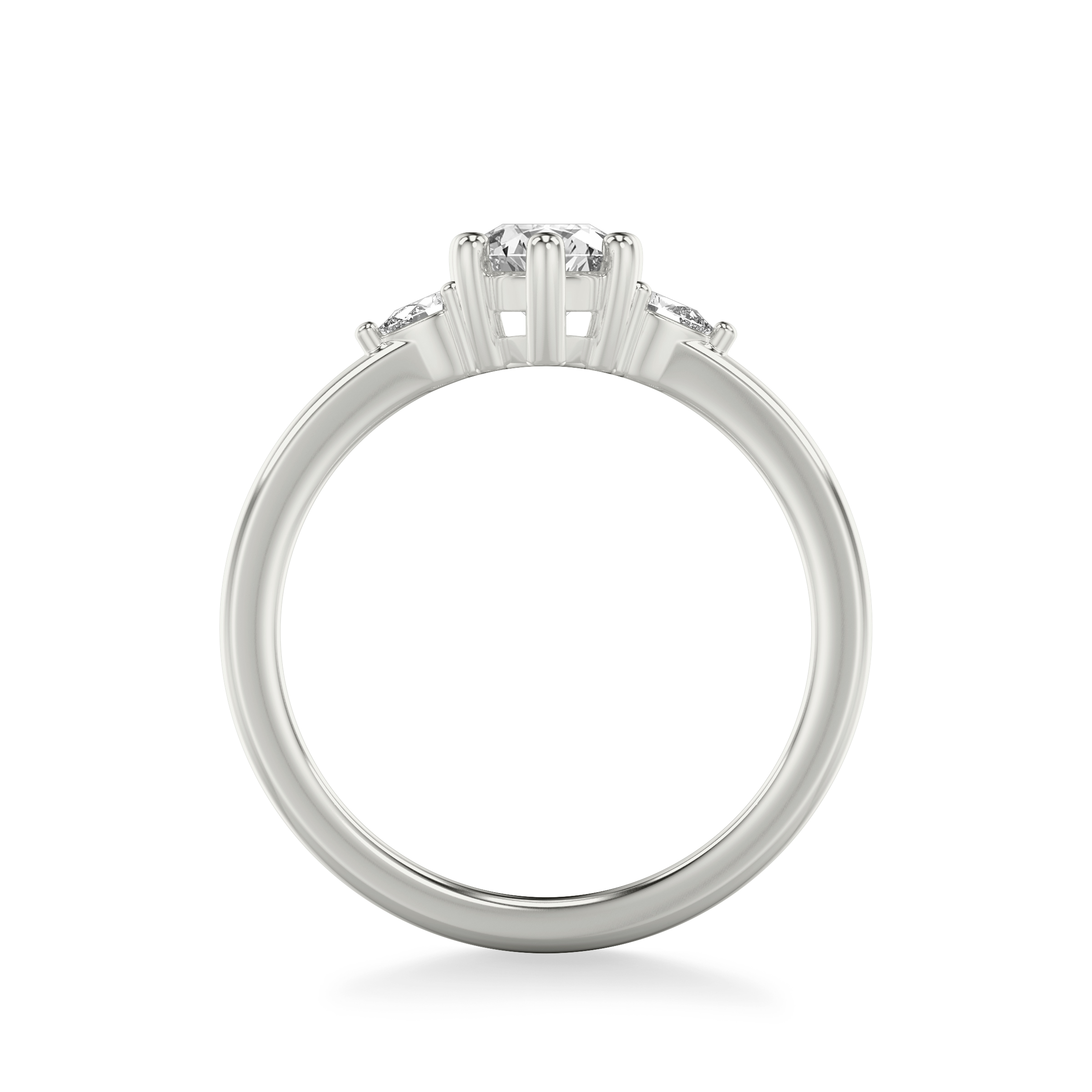Julie Pear Shaped Lab Diamond Engagement Ring