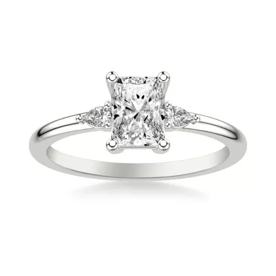 Julie Pear Shaped Lab Diamond Engagement Ring
